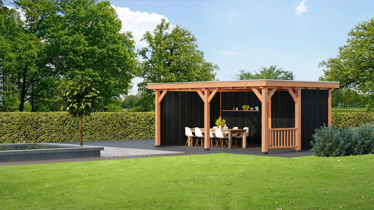 Trendhout Douglas Overkapping Siena 640 x 415 cm - Afbeelding 4